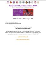 WWSF Newsletter – Edition August 2023